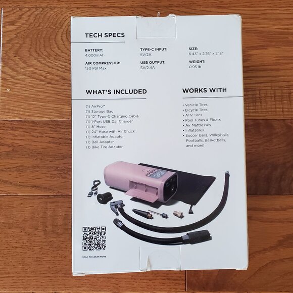 Limitless AirPro Portable Air Compressor, Power Bank, and Flashlight New in Box - Picture 2 of 6